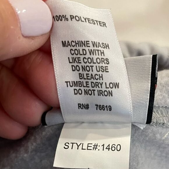 Badger Jeep Hair Don't Care Hoodie Gray Large 100% Polyester Comfortable Casual - Picture 6 of 6